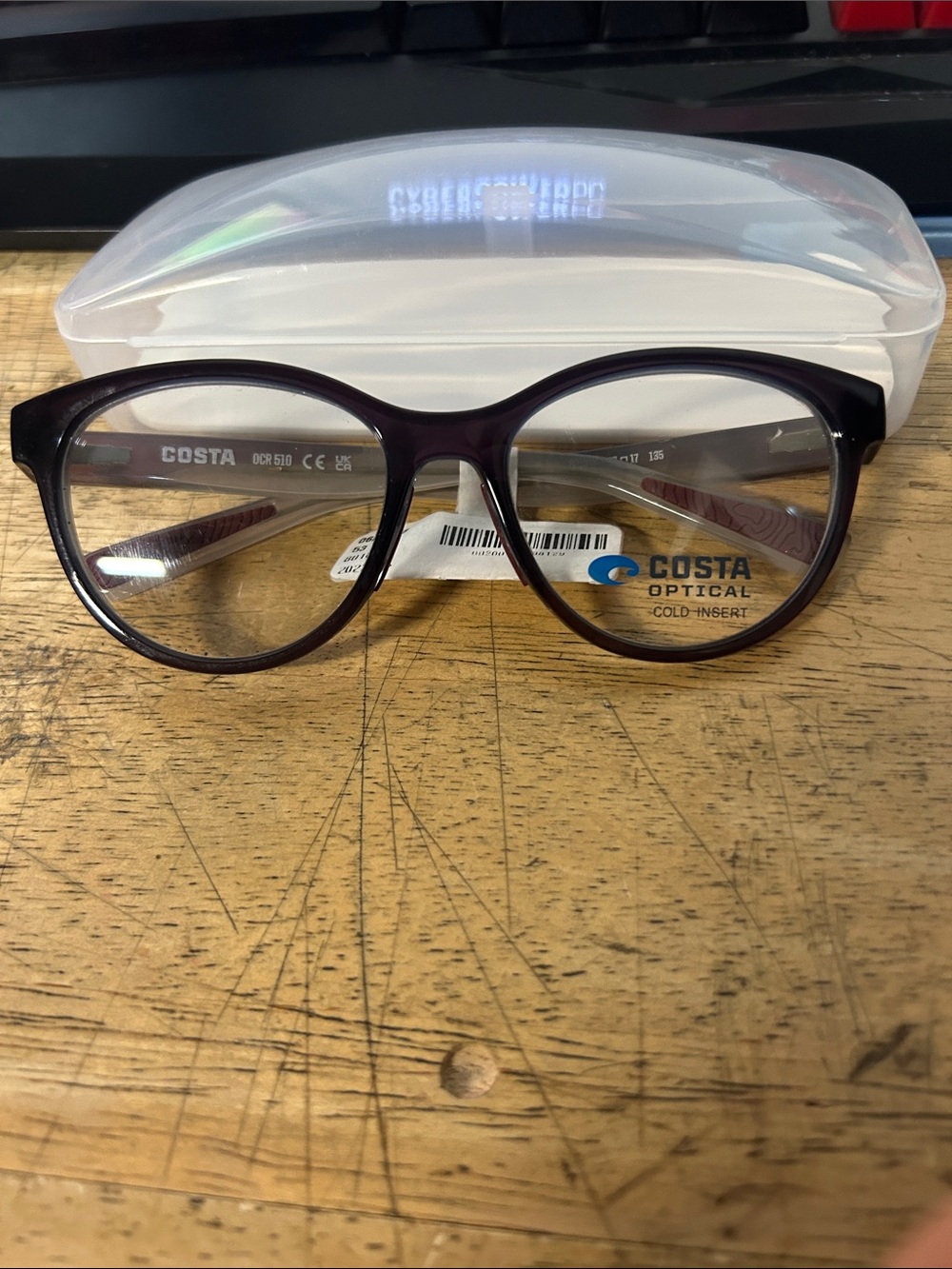 NEW Costa 6A8018 801802 Eyeglasses 53-17 Designer Frames